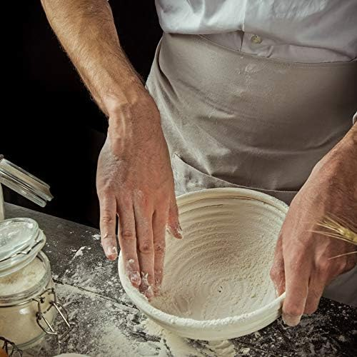 Handmade Rattan Bread Proofing Basket – Durable 9-Inch Banneton Brot form for Sourdough Baking | Non-Stick, Easy to Clean, Perfect for Artisan Loaves